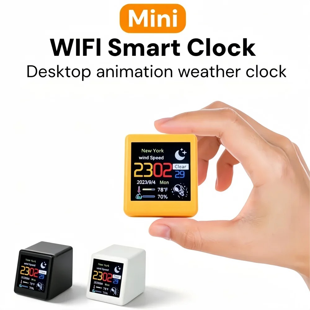 Led Desk Clock - Akıllı Wifi Hava Durumu İstasyonu Masa