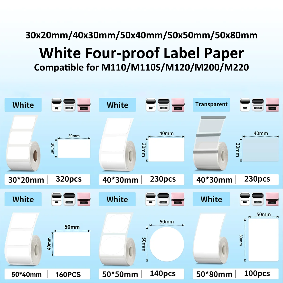 Label Maker Machine - Termal Etiket kağıdı Termal kağıt Etiket