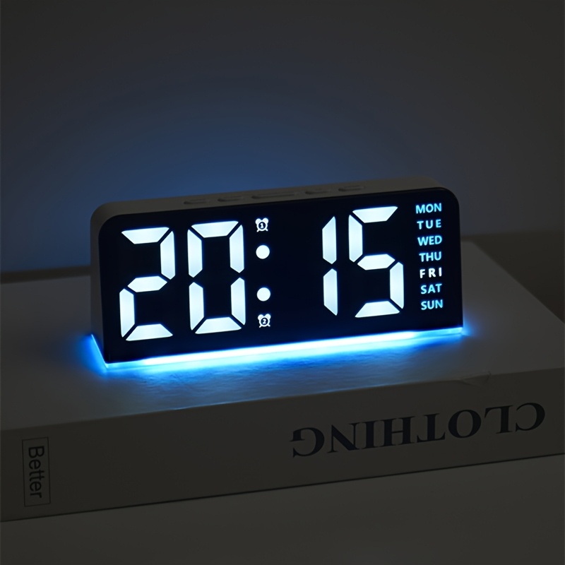 Led Desk Clock - Dijital LED Alarm Saati Masaüstü Masa