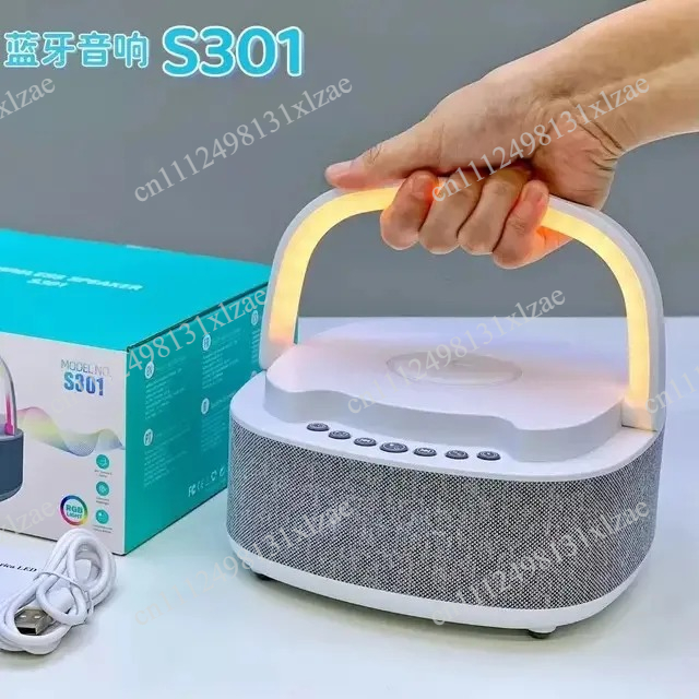 Led Desk Clock - Bluetooth hoparlör S301- Zamanlayıcı fonksiyonlu LED