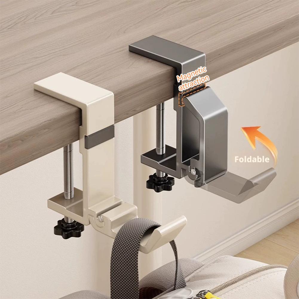 Home Office Hidden Desk - Delme Gerektirmeyen Katlanabilir Masa Kancası, Çanta
