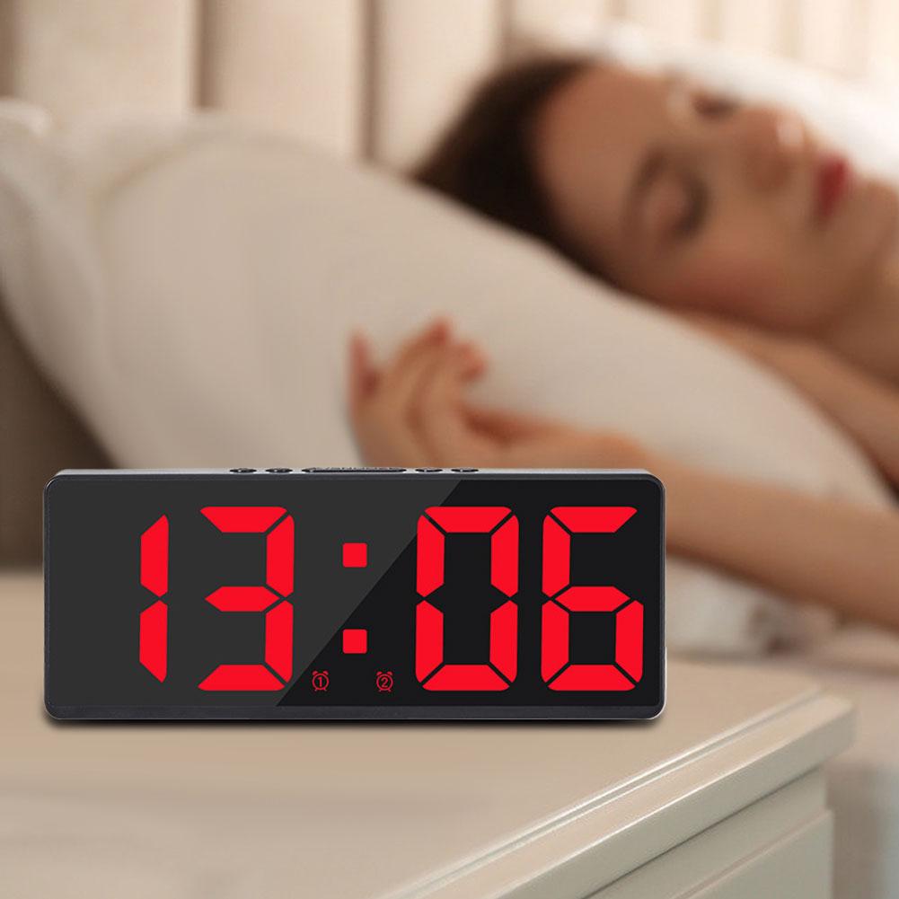 Led Desk Clock - LED Dijital Çalar Saat Ses Kontrolü