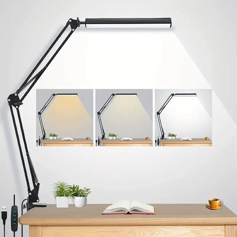 Office Table Home - Ev İçin LED Masa Lambası, Okuma,