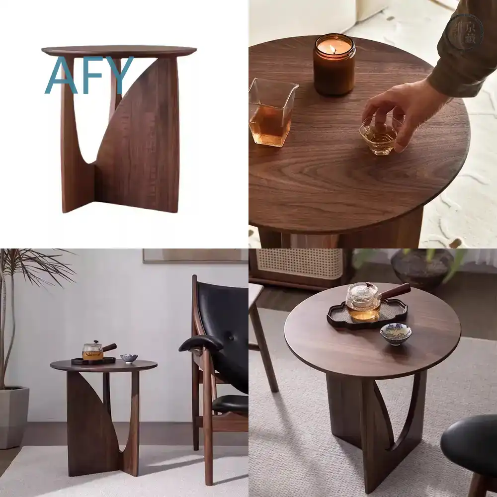 Home Office Ikea - Masif Ahşap Kenarlı Sehpa, Hareketli Küçük