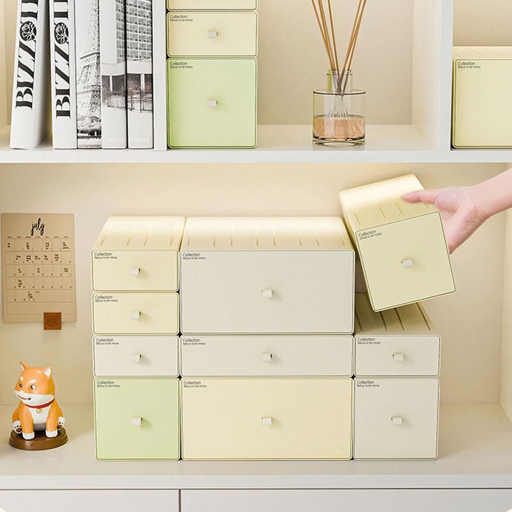 Office Drawer Organizer - Renkli masaüstü istiflenebilir organizatör çekmece ofis