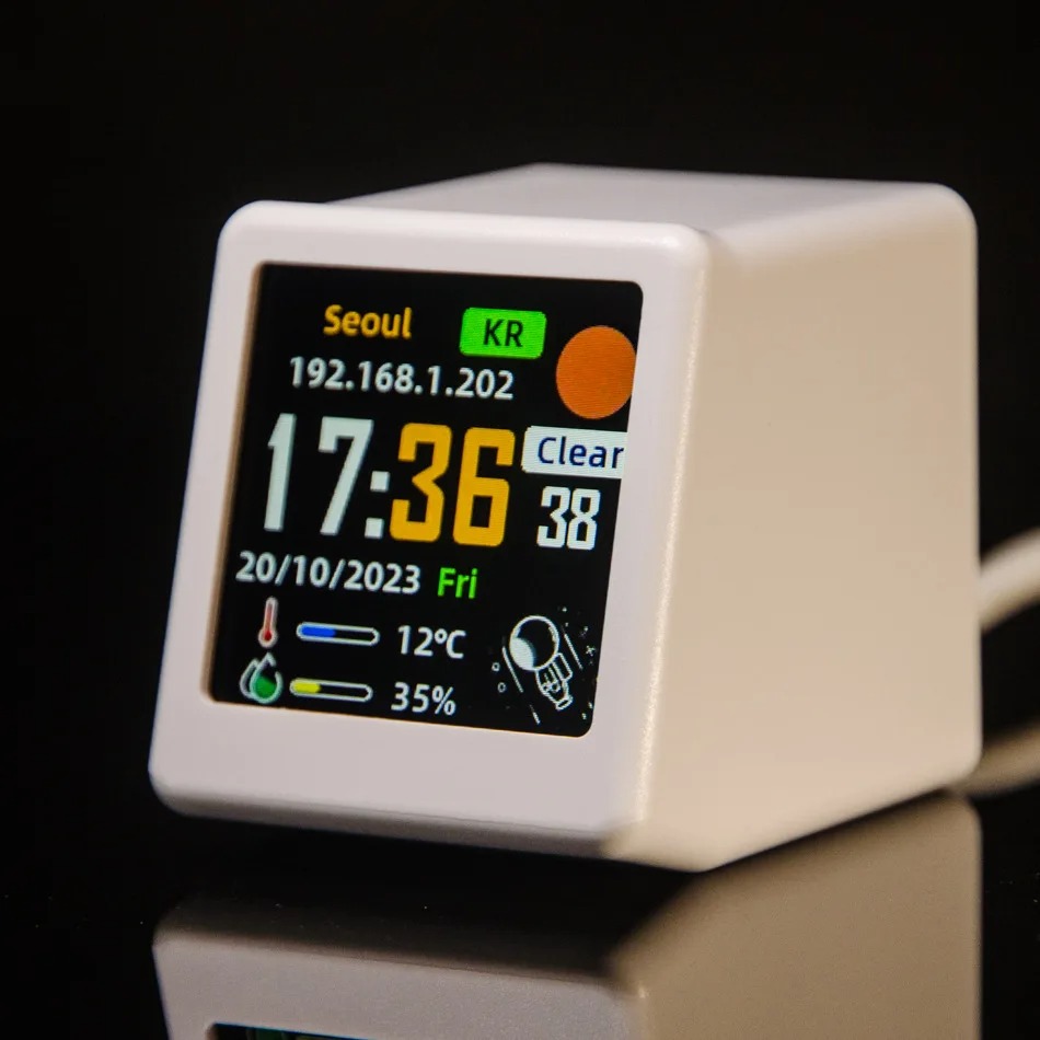 Akıllı Wifi Hava Durumu İstasy - Led Desk Clock incelemesi ve fiyatı