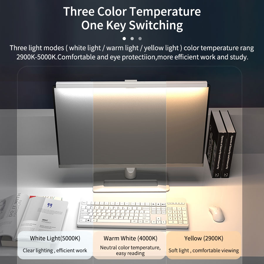 50cm LED Monitör Işık Çubuğu E - Home Office Hidden Desk incelemesi ve fiyatı