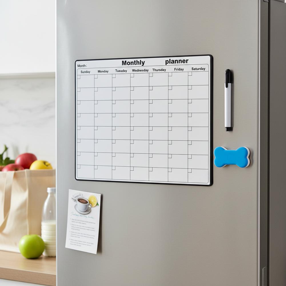 Manyetik Buzdolabı Kuru Siline - Magnetic Calendar Board incelemesi ve fiyatı
