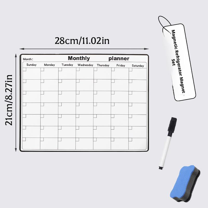 Manyetik Buzdolabı Kuru Siline - Magnetic Calendar Board incelemesi ve fiyatı