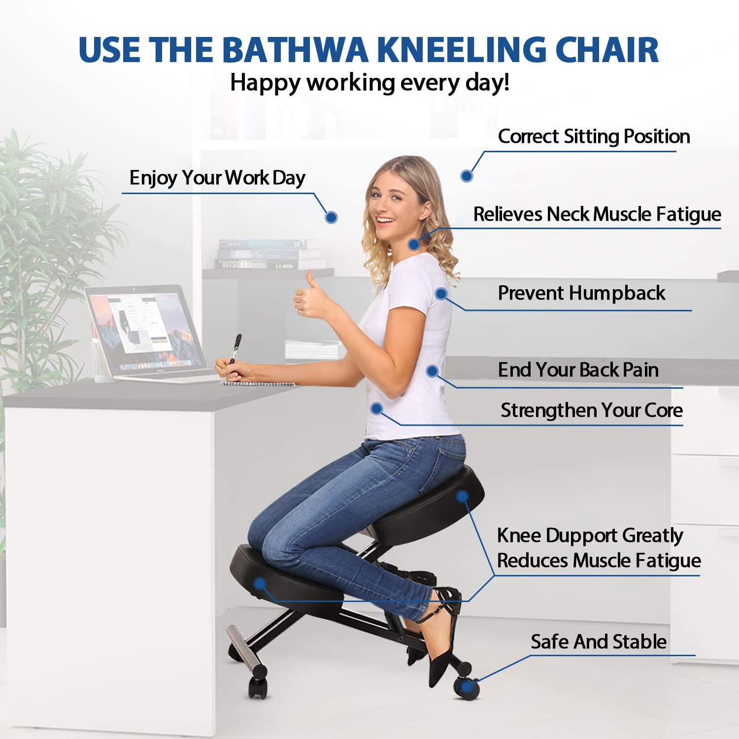 Ofis İçin Ergonomik Diz Çökme  - Home Office Chair incelemesi ve fiyatı