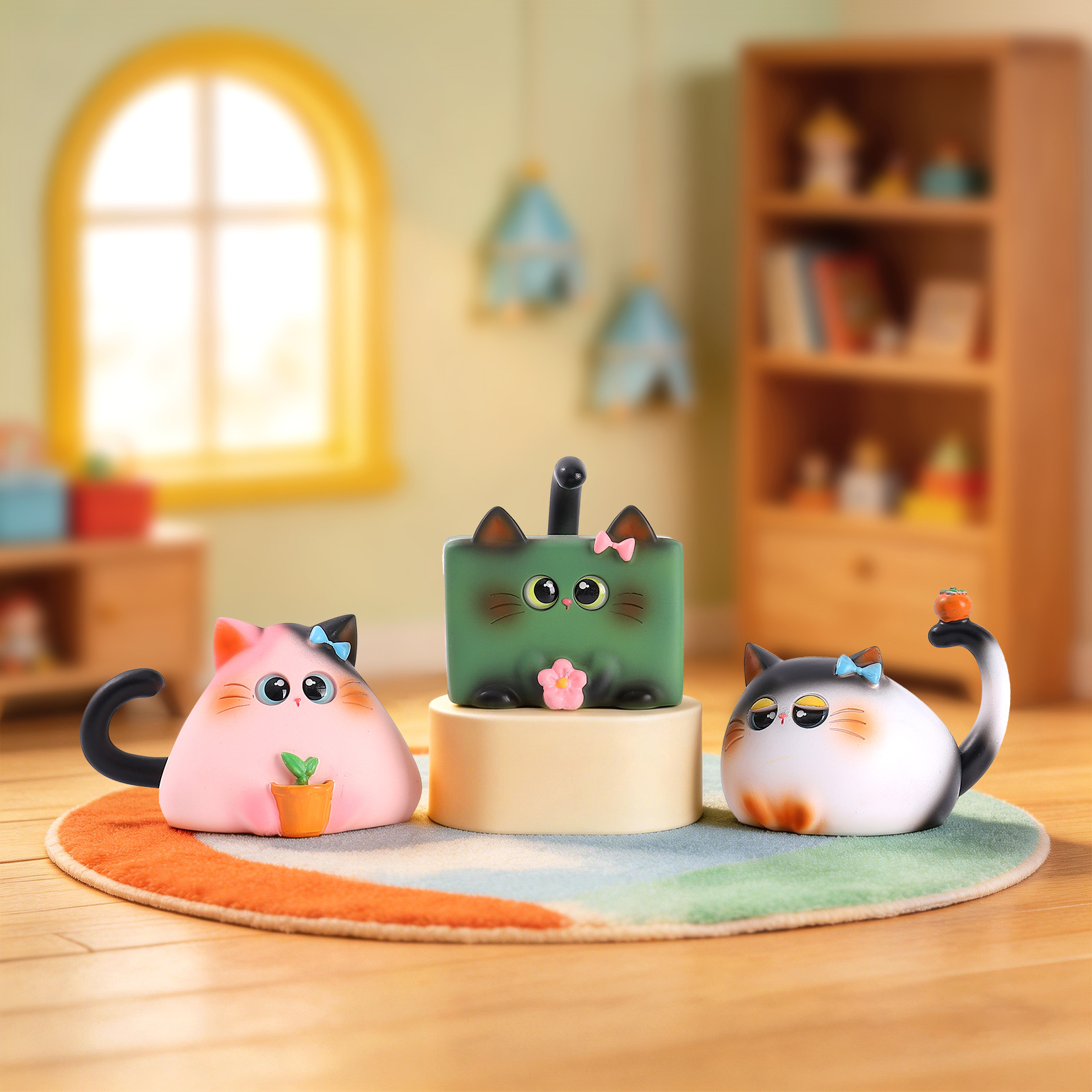 Kör Kutu Kedi Figürü Reçine Ya - Home Office Hidden Desk incelemesi ve fiyatı