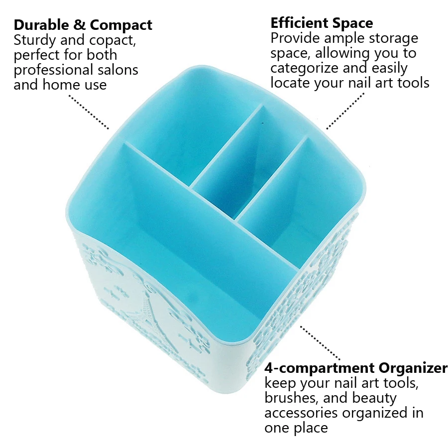 4 Bölmeli Tırnak Sanatı Fırça  - File Cabinet Drawer incelemesi ve fiyatı