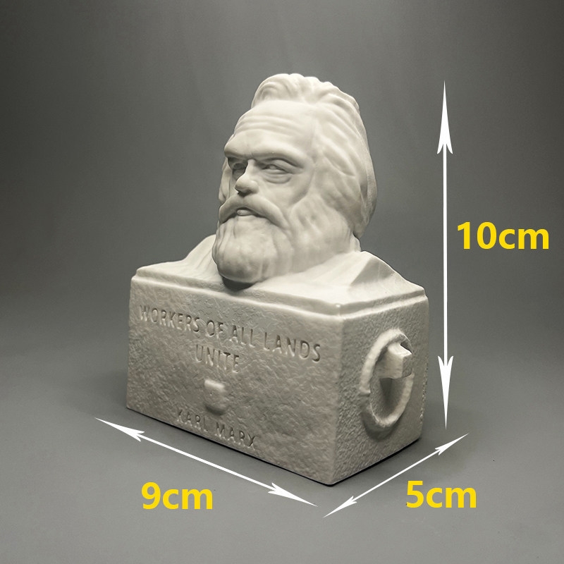 Karl Marx Alçı Büstü Heykeli M - Home Office Library incelemesi ve fiyatı
