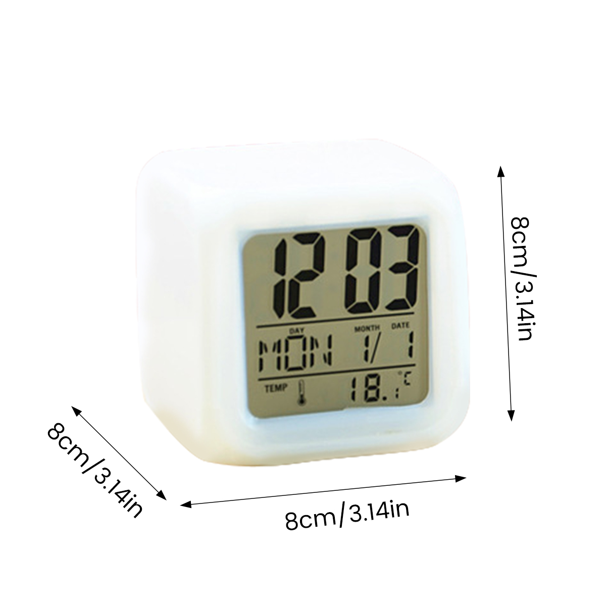 LED Dijital Çalar Saat Renkli  - Led Desk Clock incelemesi ve fiyatı