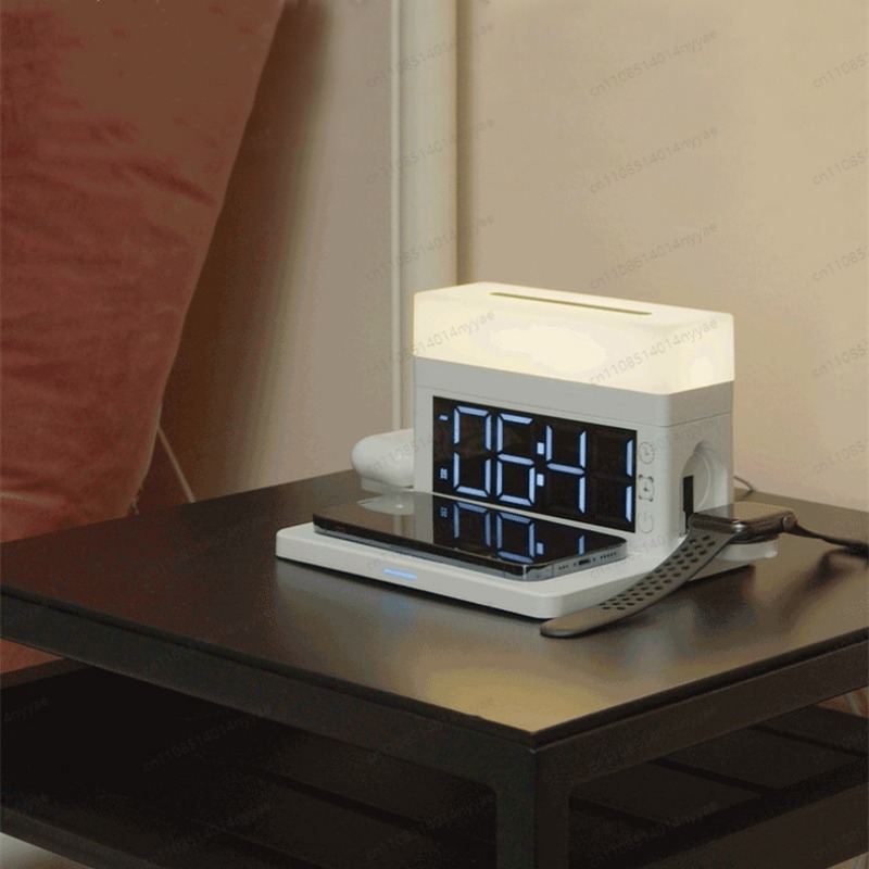 6'sı 1 Arada Kablosuz Şarjlı M - Led Desk Clock incelemesi ve fiyatı