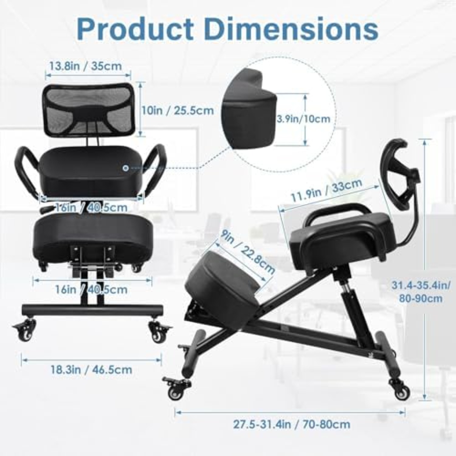 Ergonomik Diz Çökmüş Koltuk Ay - Home Office Chair incelemesi ve fiyatı