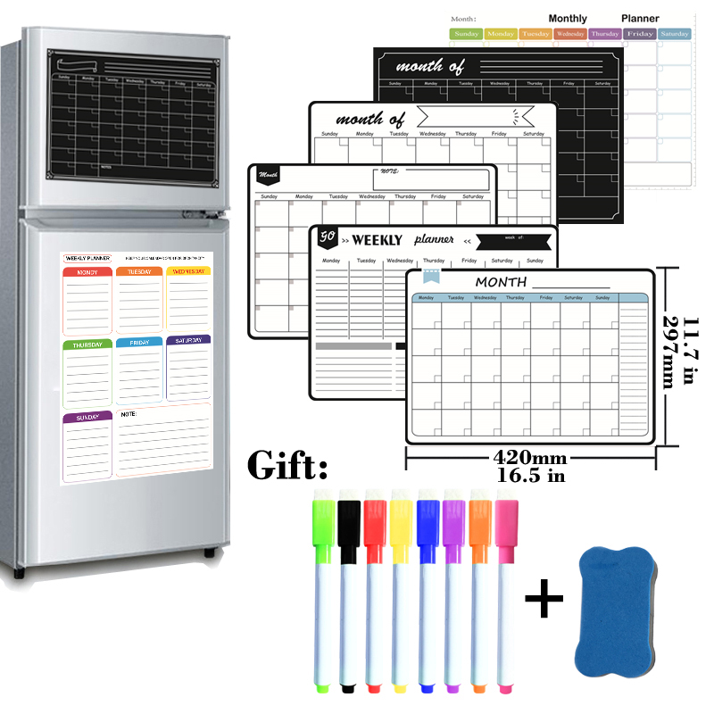 A3 Boyutu Manyetik Aylık Hafta - Magnetic Calendar Board incelemesi ve fiyatı