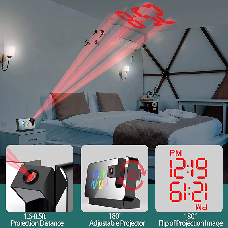 Projeksiyon Çalar Saat Masa Sa - Led Desk Clock incelemesi ve fiyatı