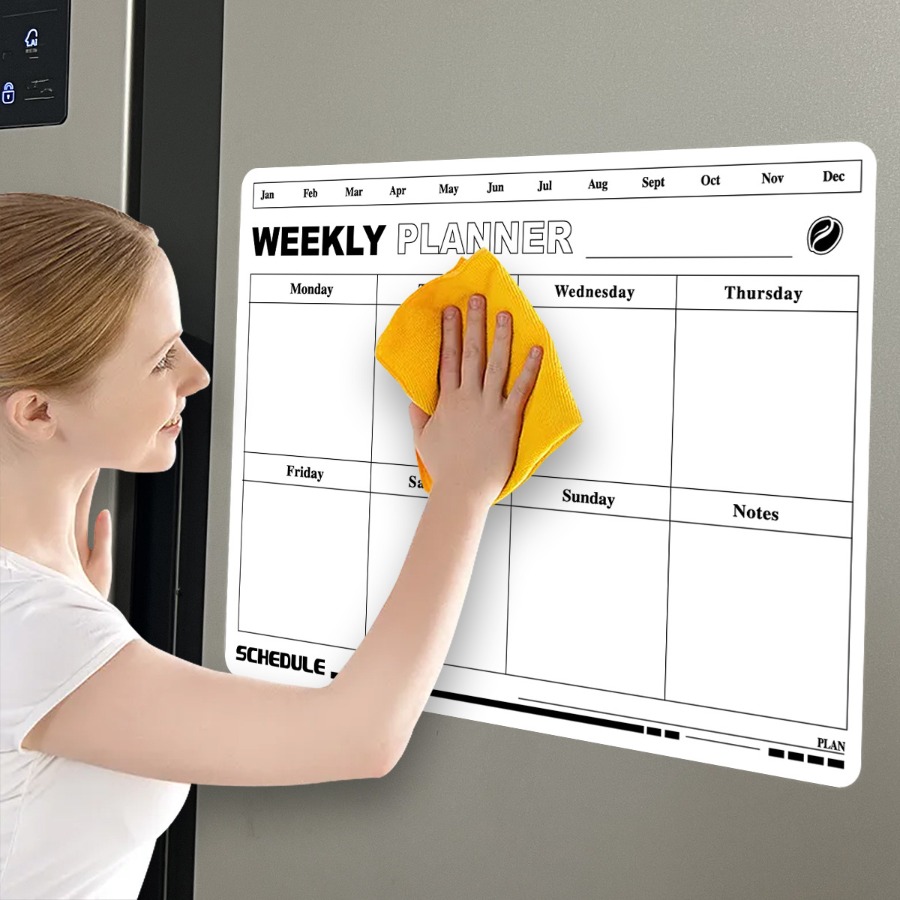 Silinebilir Hafta Planı Progra - Magnetic Calendar Board incelemesi ve fiyatı