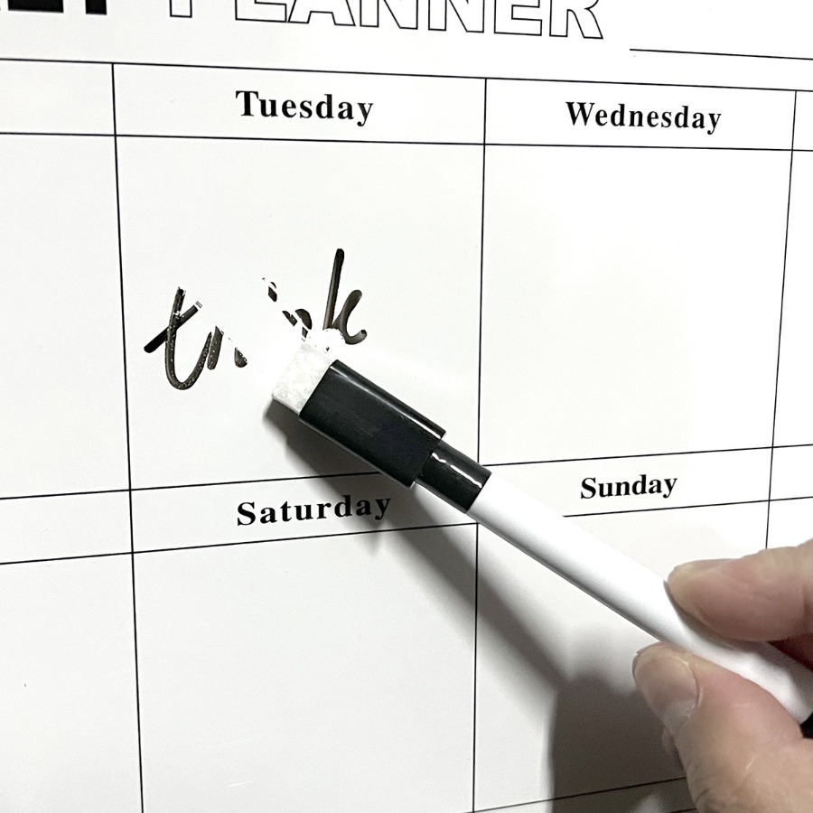 Silinebilir Hafta Planı Progra - Magnetic Calendar Board incelemesi ve fiyatı