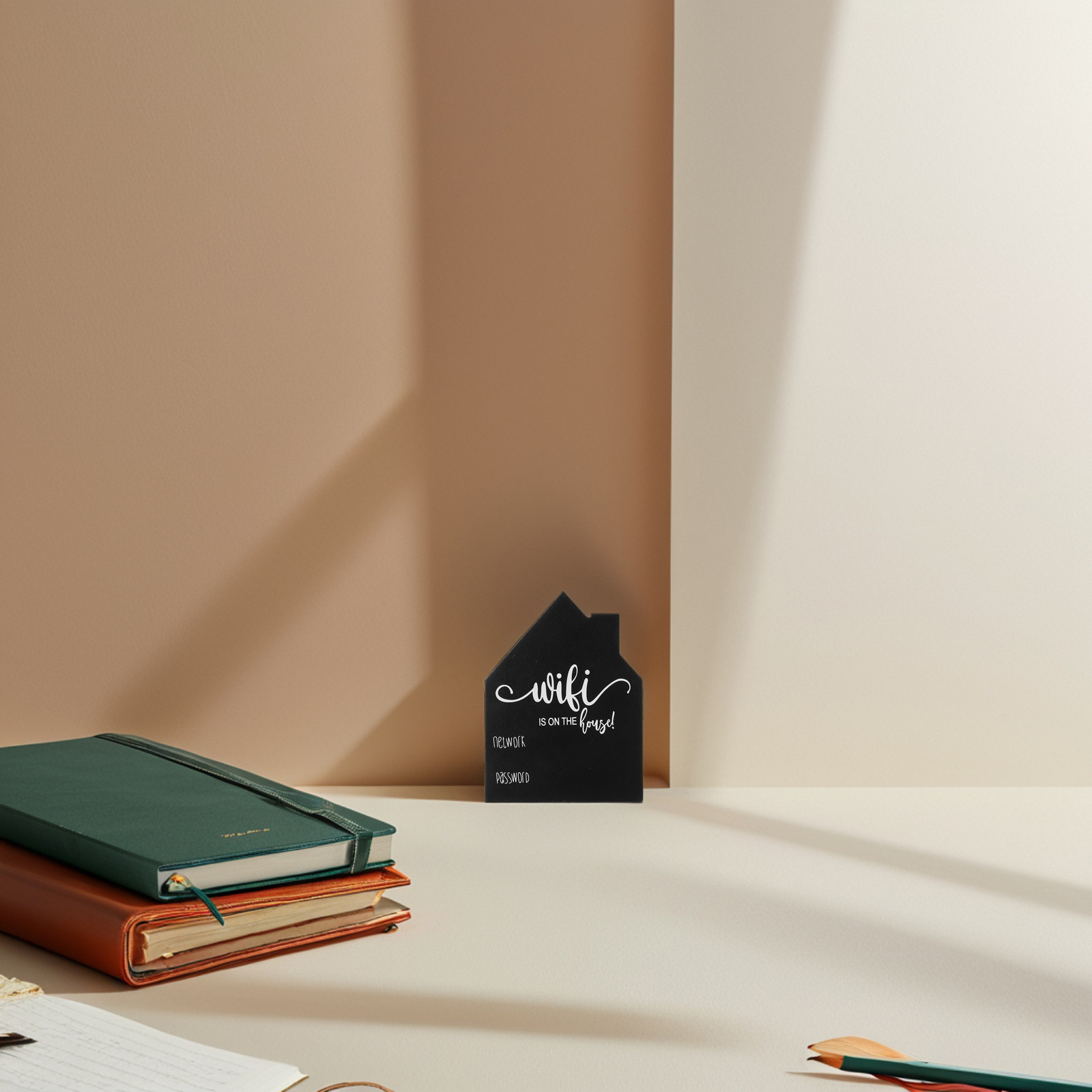 WiFi Şifre Levhası Ahşap Ev Ta - Home Office Updates incelemesi ve fiyatı