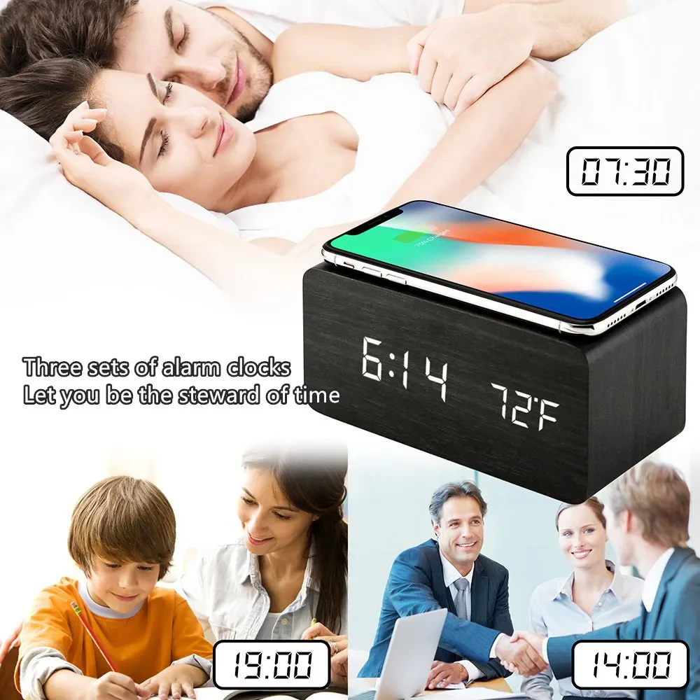 Çalar Saat LED Dijital Ahşap U - Led Desk Clock incelemesi ve fiyatı