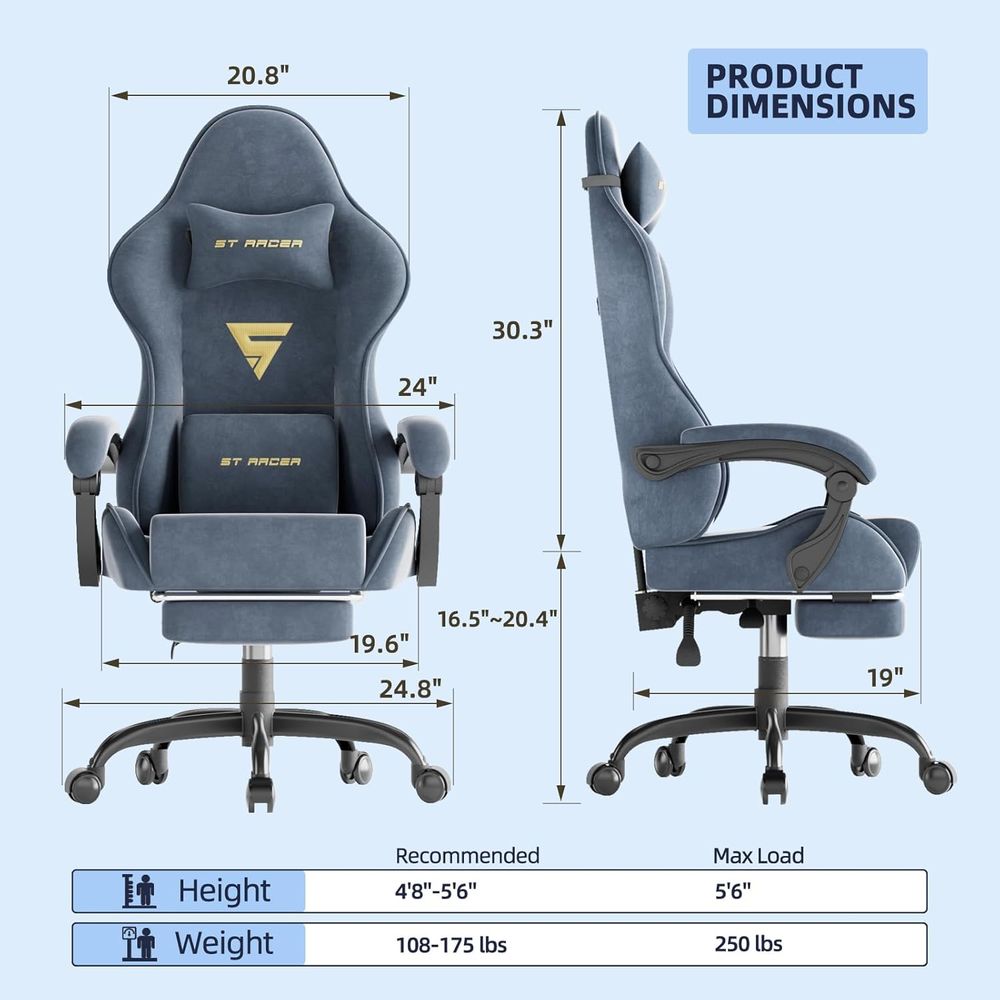 Ayak dayamalı ve masaj özellik - Home Office Chair incelemesi ve fiyatı