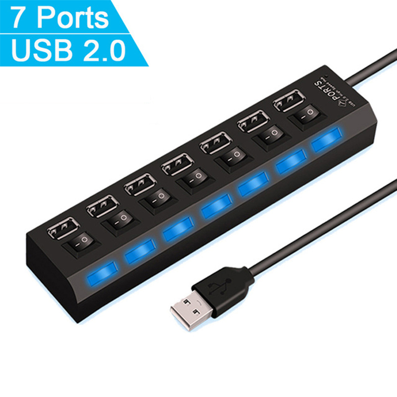 7 Port USB 2.0 Hub Splitter Di - Home Office Pc incelemesi ve fiyatı