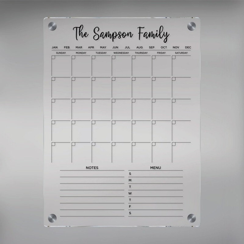 Akrilik Buzdolabı Takvimi, Man - Magnetic Calendar Board incelemesi ve fiyatı
