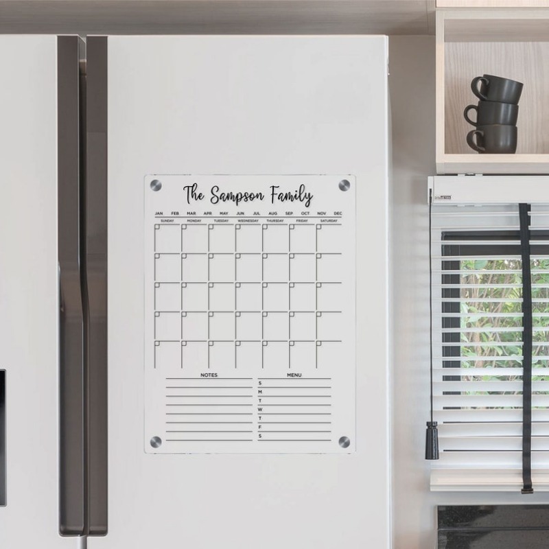 Akrilik Buzdolabı Takvimi, Man - Magnetic Calendar Board incelemesi ve fiyatı